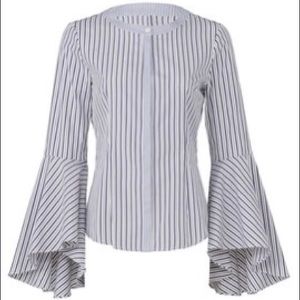 **MILLY** Michelle top bell sleeves Size 6